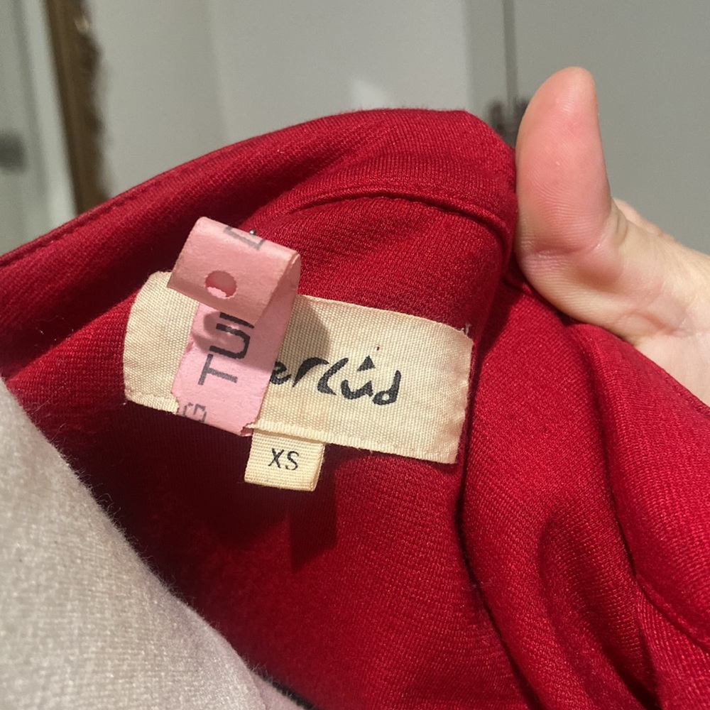 Red Multi-Zip bomber - Picture 6 of 7